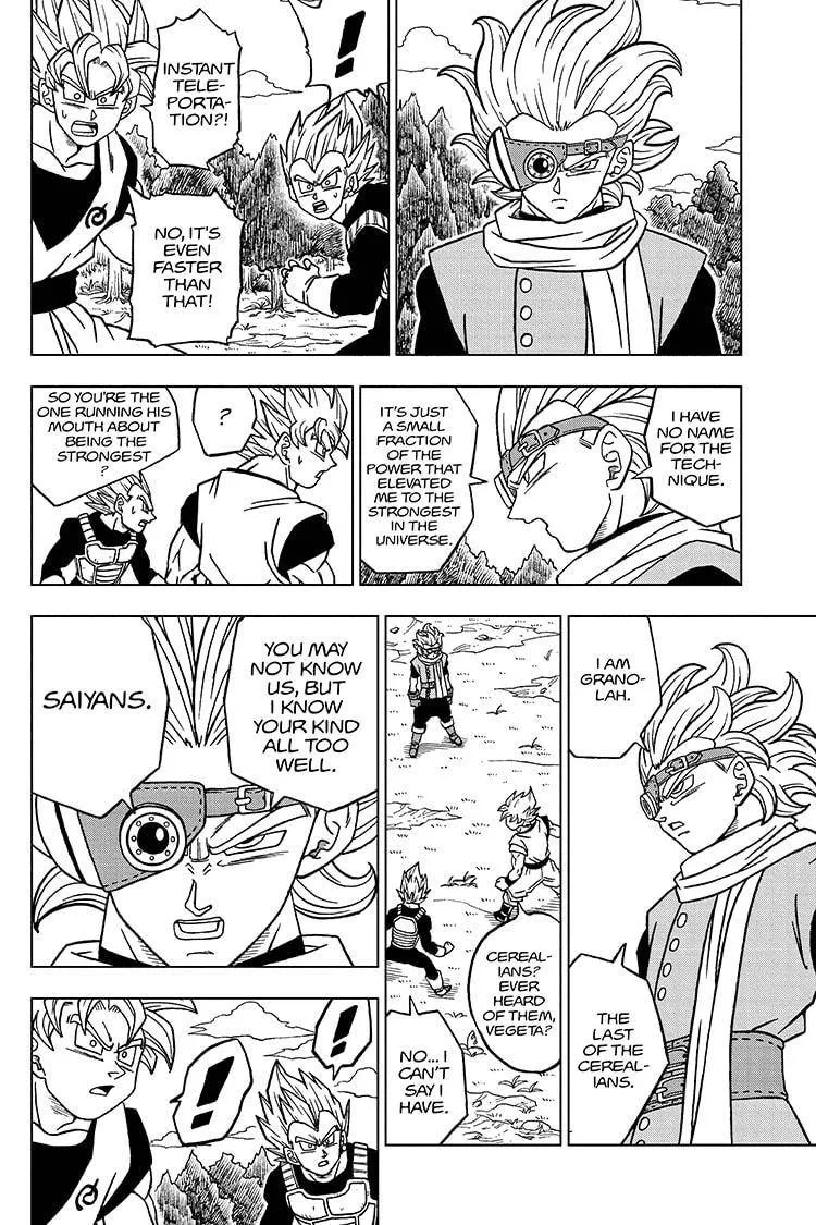 Dragon Ball Super Manga Chapter 72 page 18 - Saiyans and Cerealian