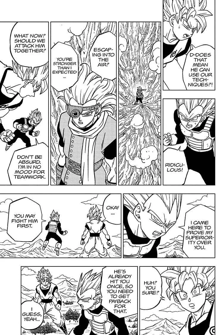 Dragon Ball Super Manga Chapter 72 page 21 - Saiyans and Cerealian
