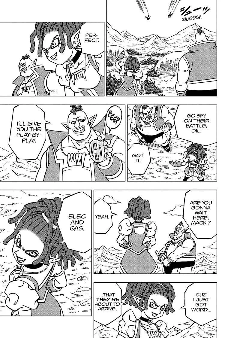 Dragon Ball Super Manga Chapter 72 page 3 - Saiyans and Cerealian