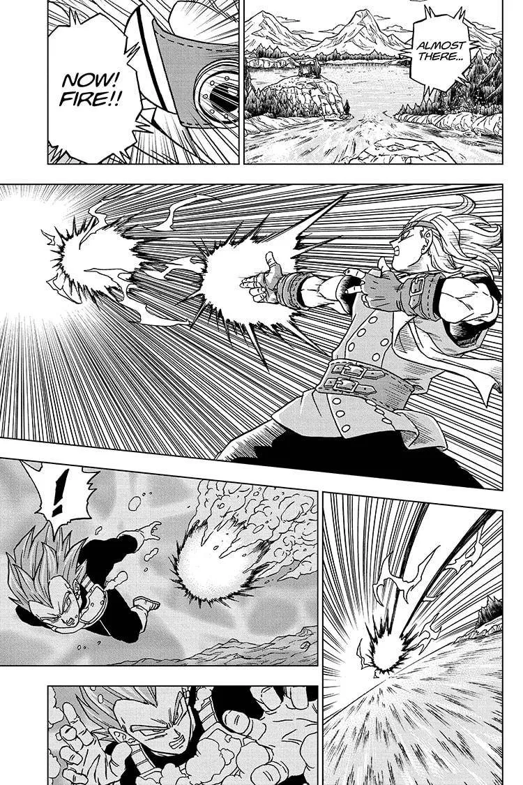 Dragon Ball Super Manga Chapter 74 page 21 - Vegeta Vs. Granolah