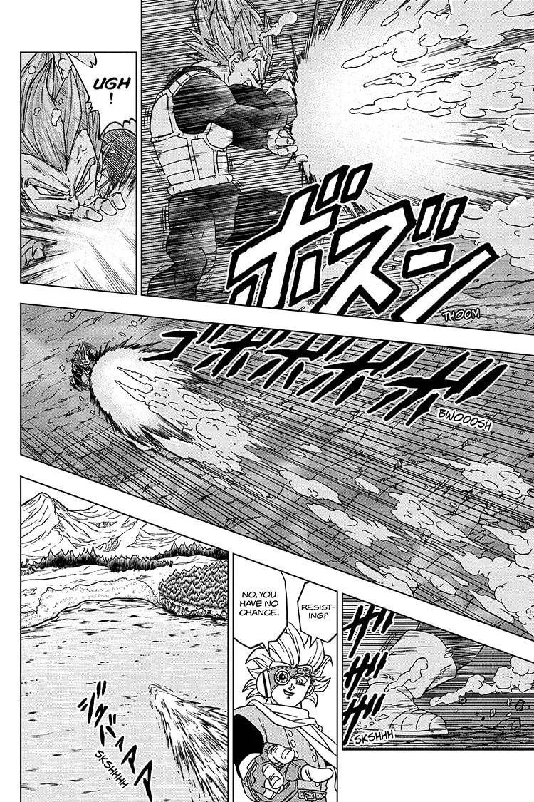 Dragon Ball Super Manga Chapter 74 page 22 - Vegeta Vs. Granolah