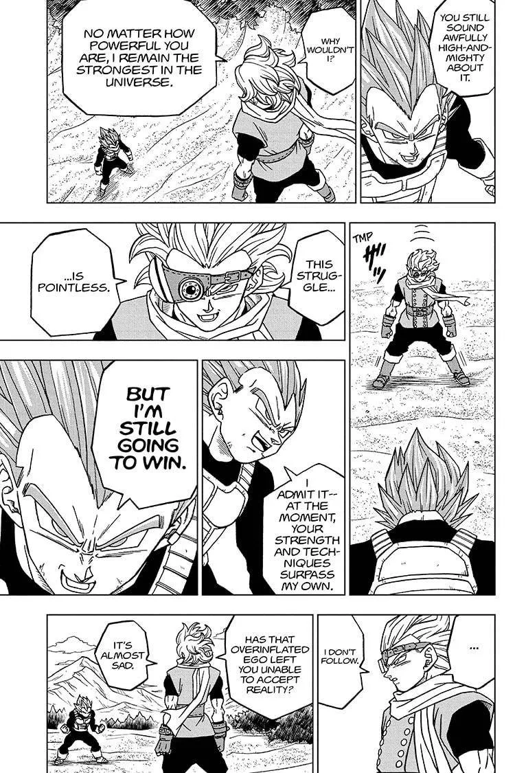 Dragon Ball Super Manga Chapter 74 page 25 - Vegeta Vs. Granolah