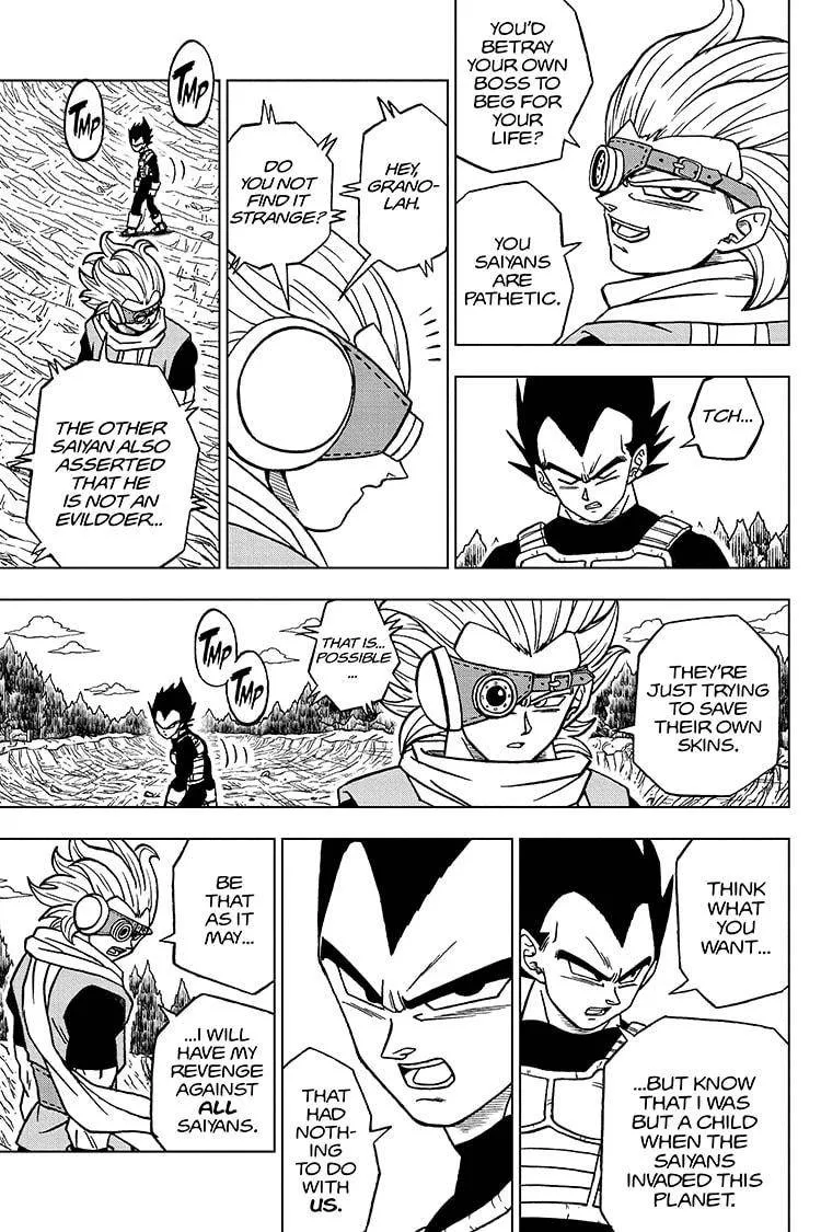 Dragon Ball Super Manga Chapter 74 page 3 - Vegeta Vs. Granolah