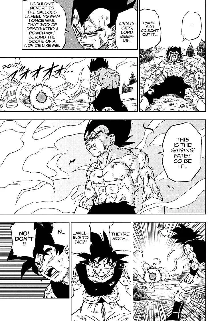 Dragon Ball Super Manga Chapter 76 page 37 - The Fate of the Saiyans