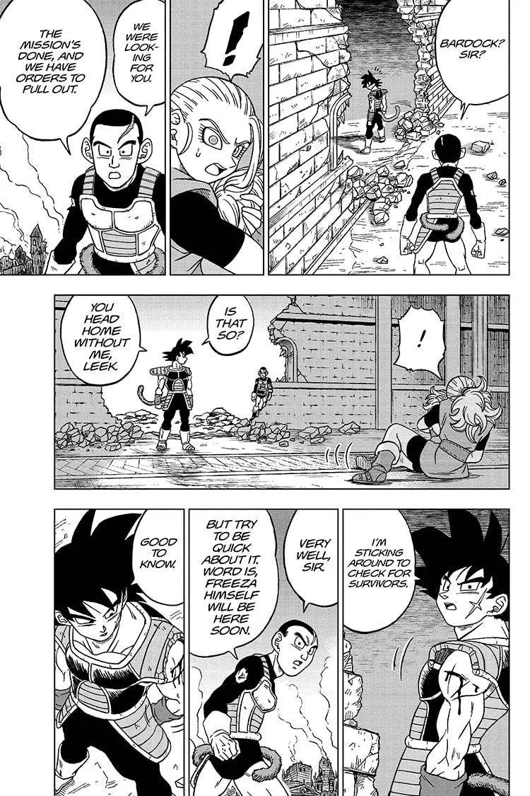 Dragon Ball Super Manga Chapter 77 page 19 - Bardock, Father of Goku