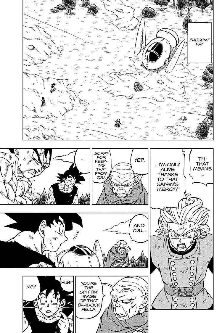 Dragon Ball Super Manga Chapter 77 page 25 - Bardock, Father of Goku