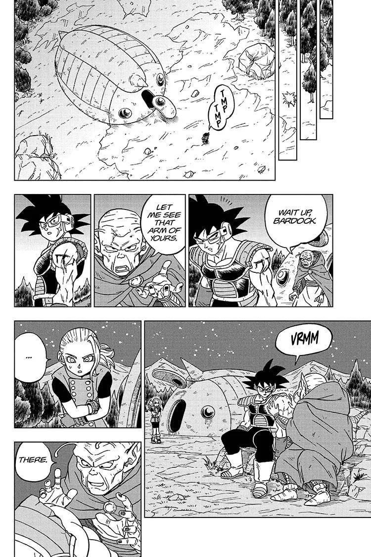 Dragon Ball Super Manga Chapter 77 page 28 - Bardock, Father of Goku