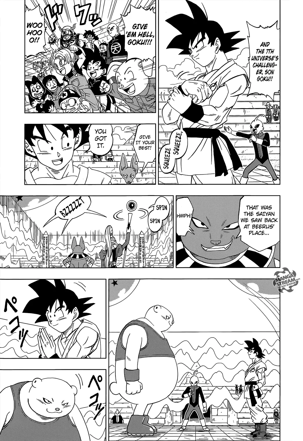 Dragon Ball Super Manga Chapter 8 page 11 - The Battle Begins!