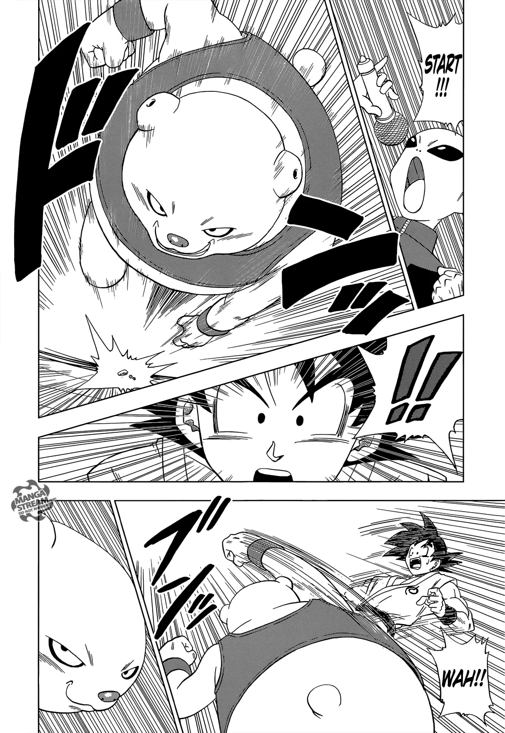 Dragon Ball Super Manga Chapter 8 page 12 - The Battle Begins!
