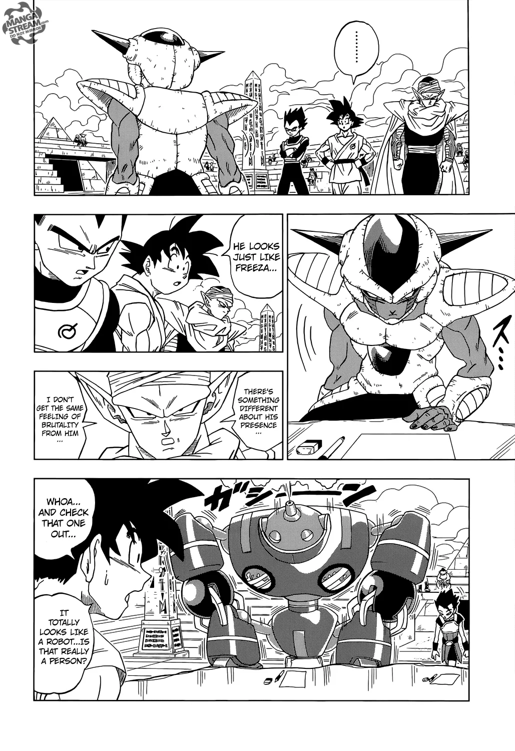 Dragon Ball Super Manga Chapter 8 page 2 - The Battle Begins!