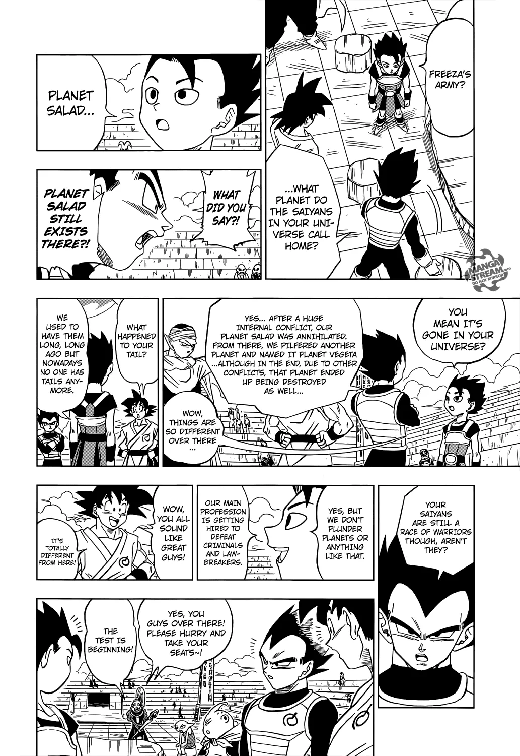 Dragon Ball Super Manga Chapter 8 page 4 - The Battle Begins!