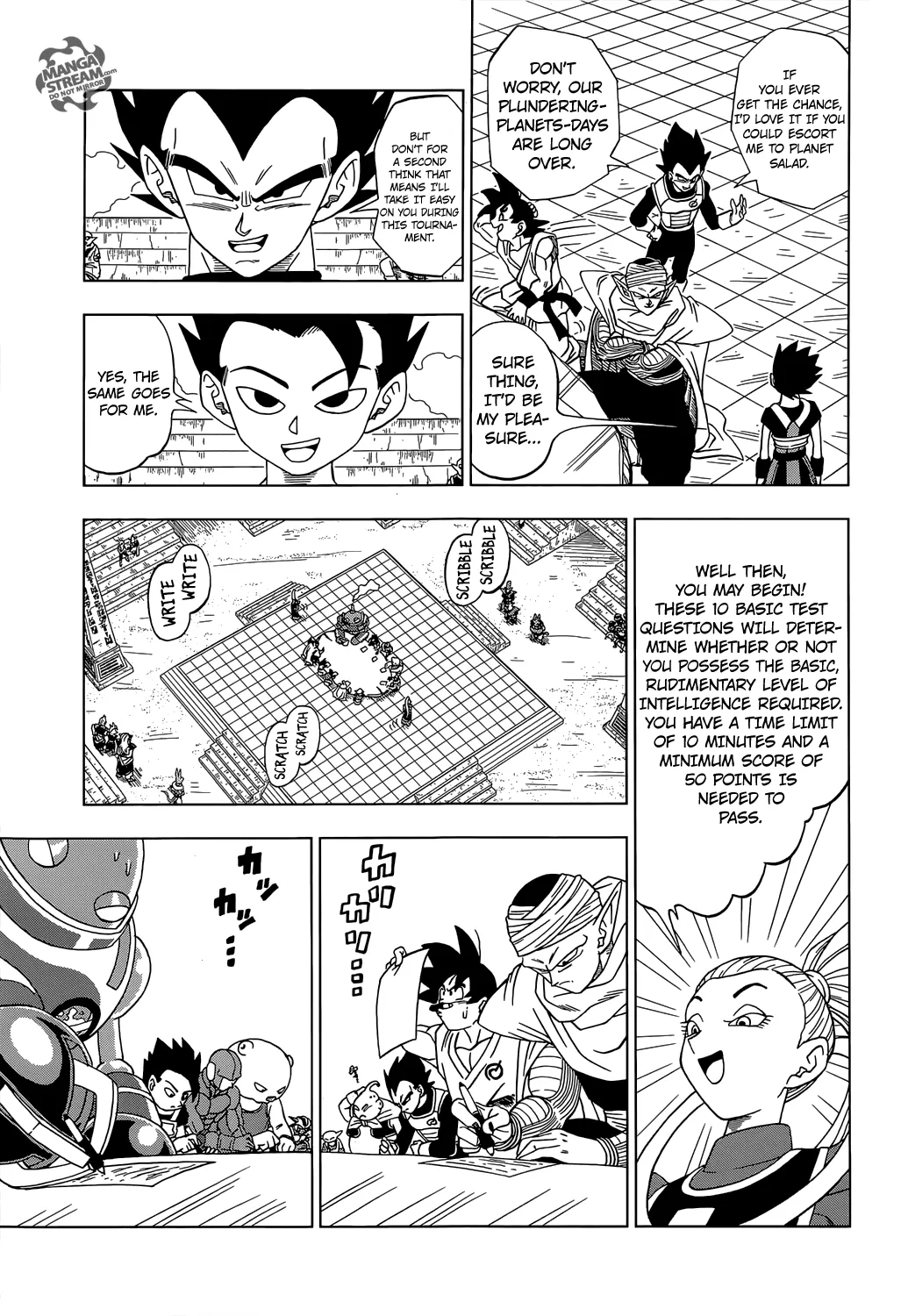 Dragon Ball Super Manga Chapter 8 page 5 - The Battle Begins!
