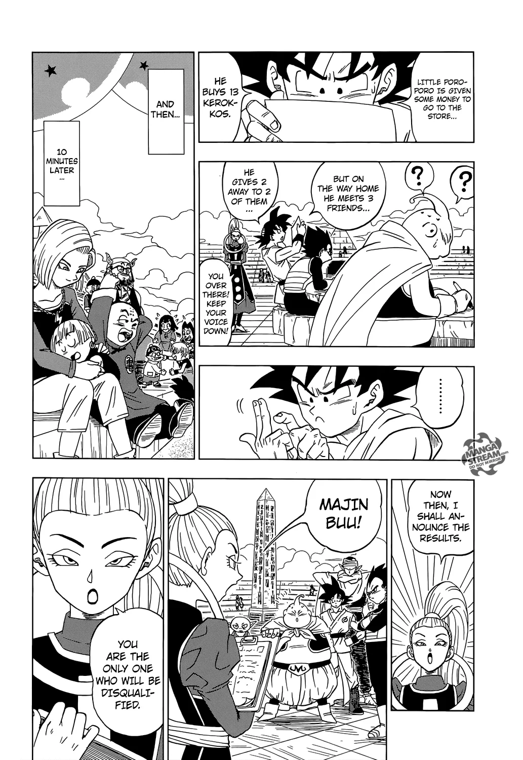 Dragon Ball Super Manga Chapter 8 page 6 - The Battle Begins!