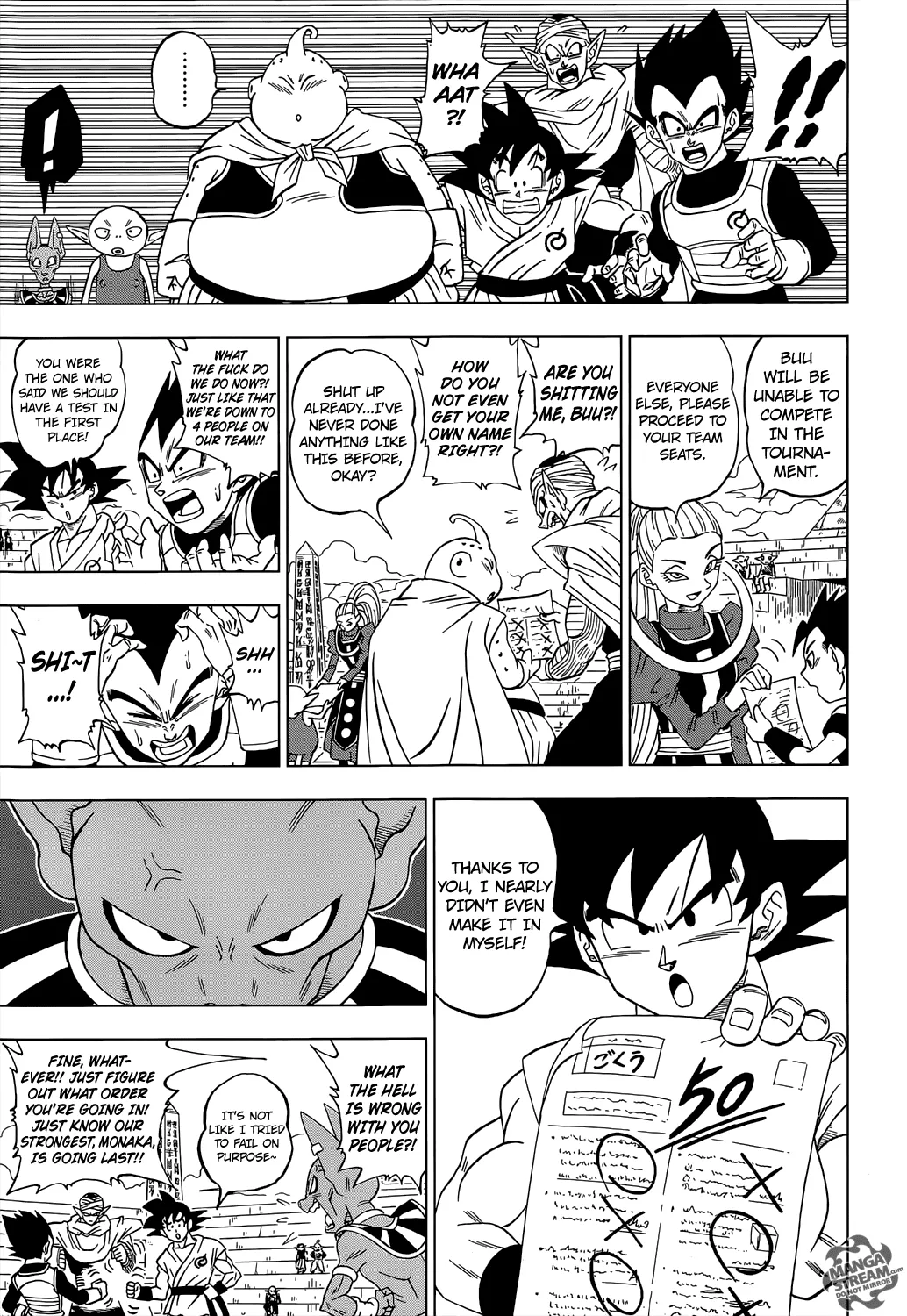 Dragon Ball Super Manga Chapter 8 page 7 - The Battle Begins!