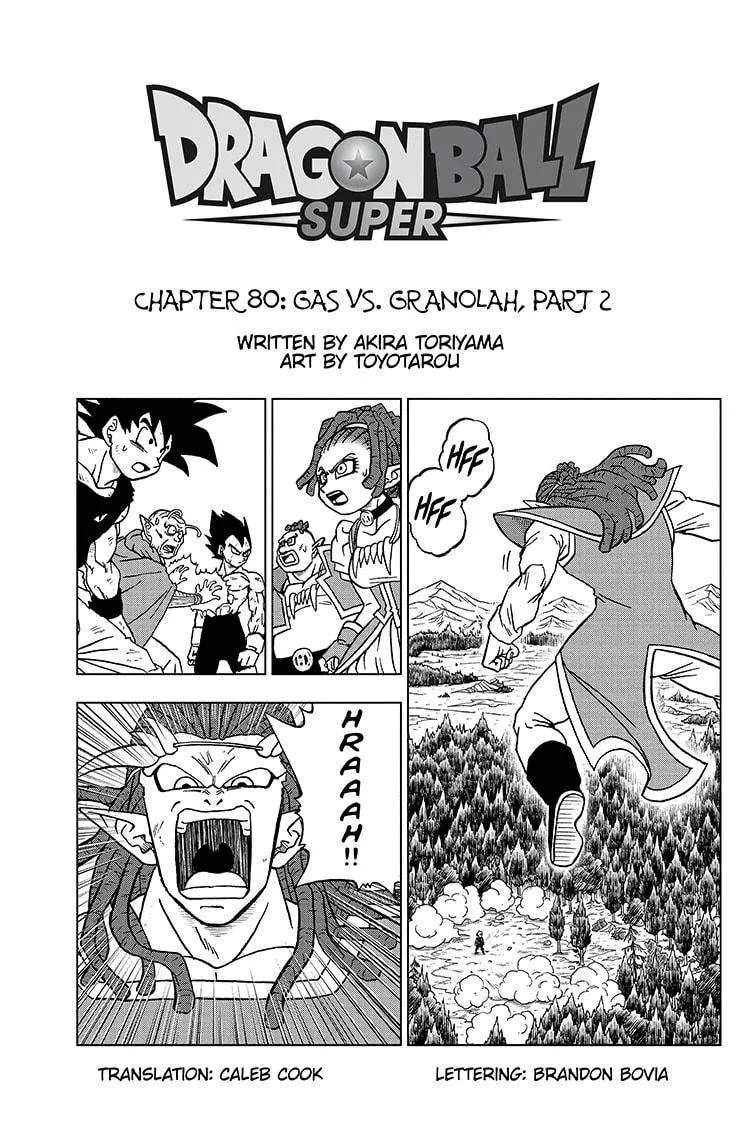 Dragon Ball Super Manga Chapter 80 page 1 - Gas Vs. Granolah, Part 2