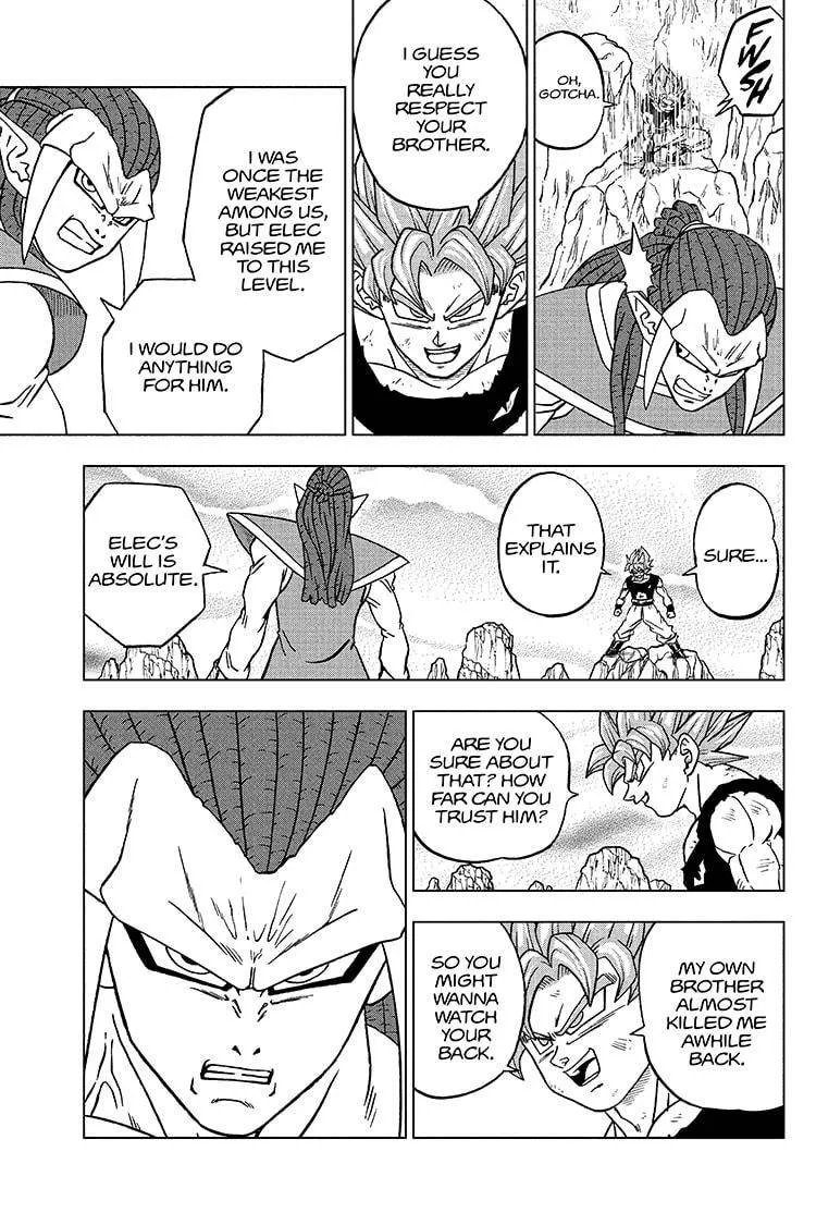 Dragon Ball Super Manga Chapter 82 page 15 - Bardock Vs. Gas