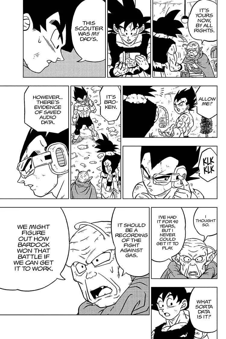 Dragon Ball Super Manga Chapter 82 page 33 - Bardock Vs. Gas