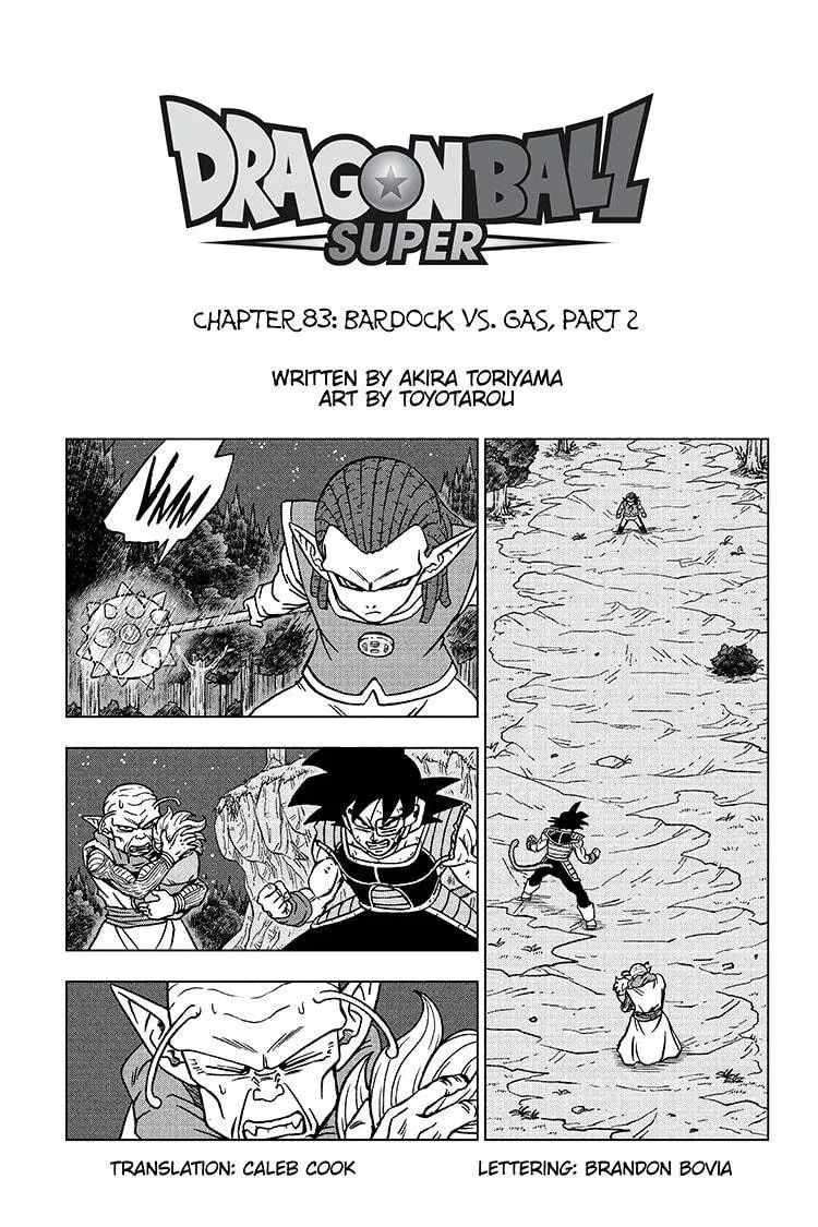 Dragon Ball Super Manga Chapter 83 page 1 - Bardock Vs. Gas, Part 2