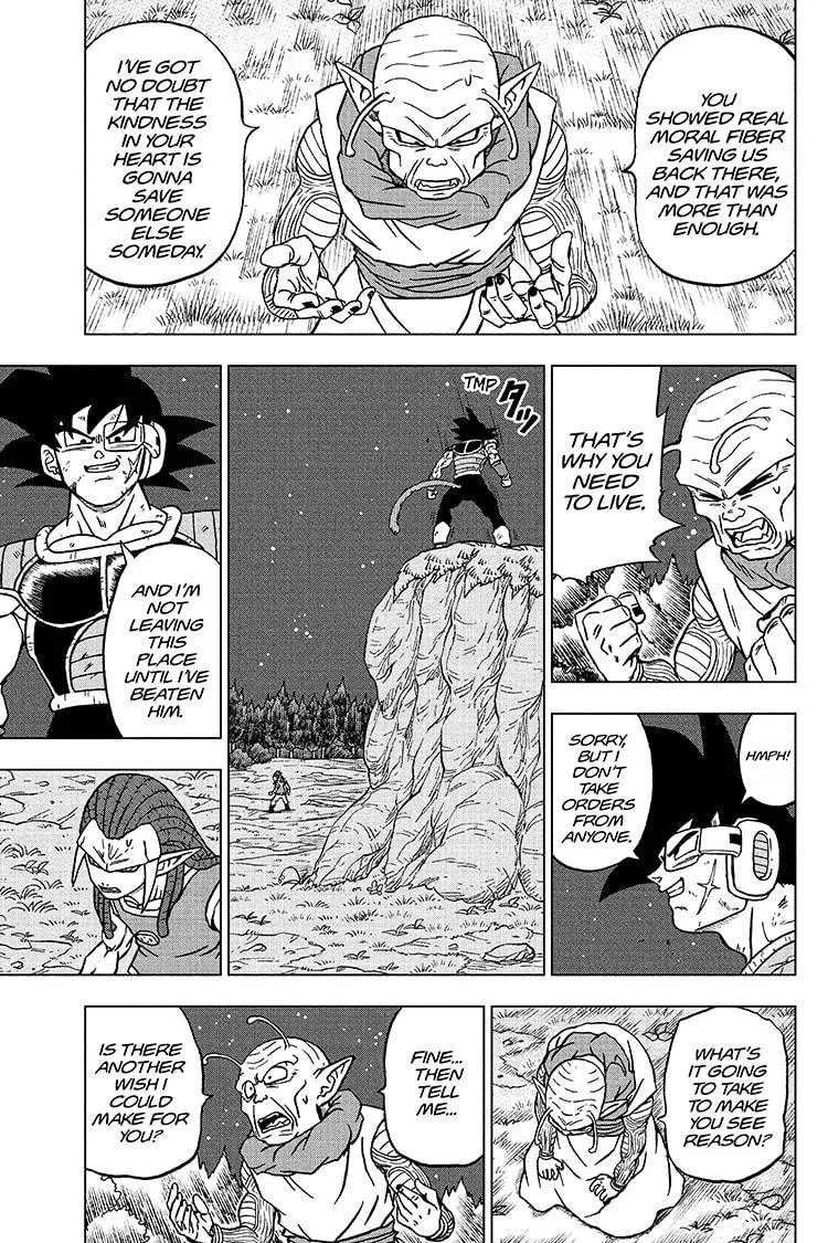 Dragon Ball Super Manga Chapter 83 page 15 - Bardock Vs. Gas, Part 2