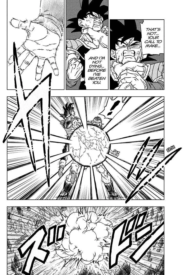Dragon Ball Super Manga Chapter 83 page 28 - Bardock Vs. Gas, Part 2