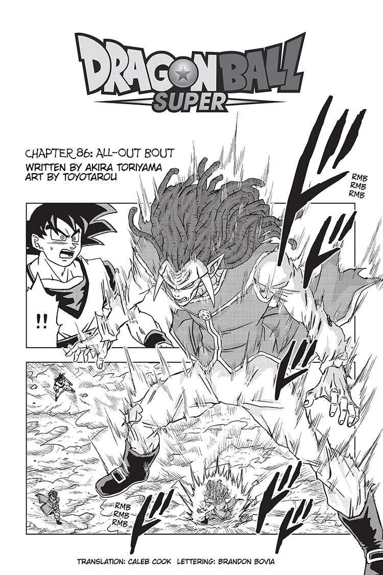 Dragon Ball Super Manga Chapter 86 page 1 - All-Out Bout