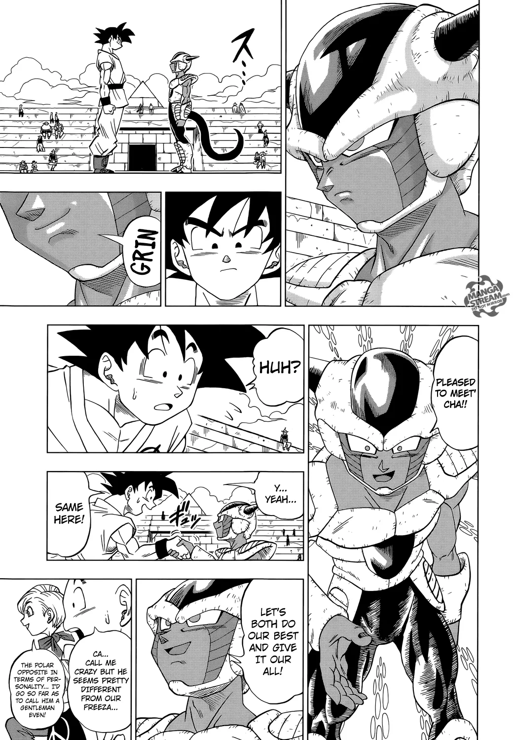 Dragon Ball Super Manga Chapter 9 page 13 - Goku vs. Botamo