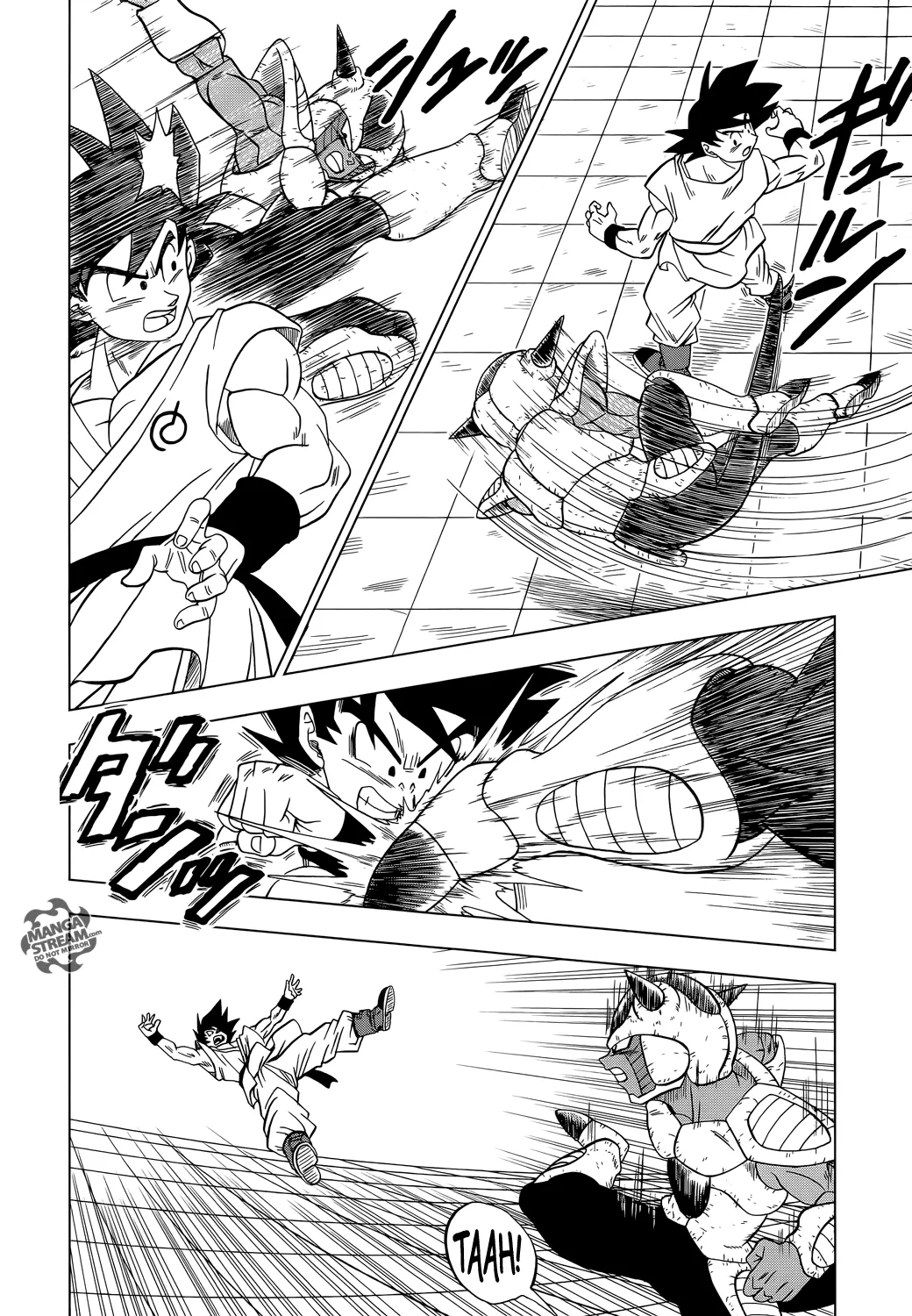 Dragon Ball Super Manga Chapter 9 page 18 - Goku vs. Botamo