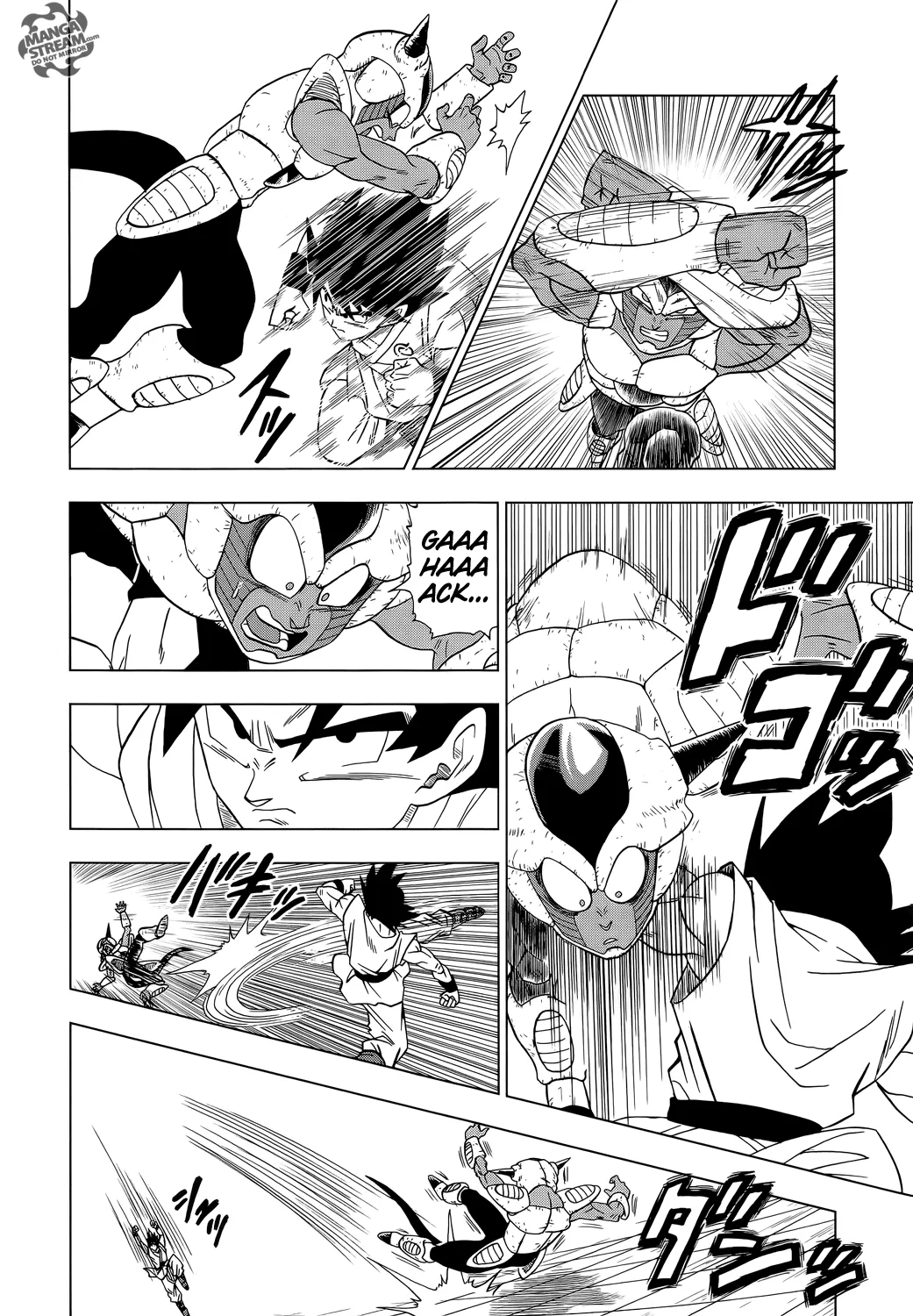 Dragon Ball Super Manga Chapter 9 page 22 - Goku vs. Botamo