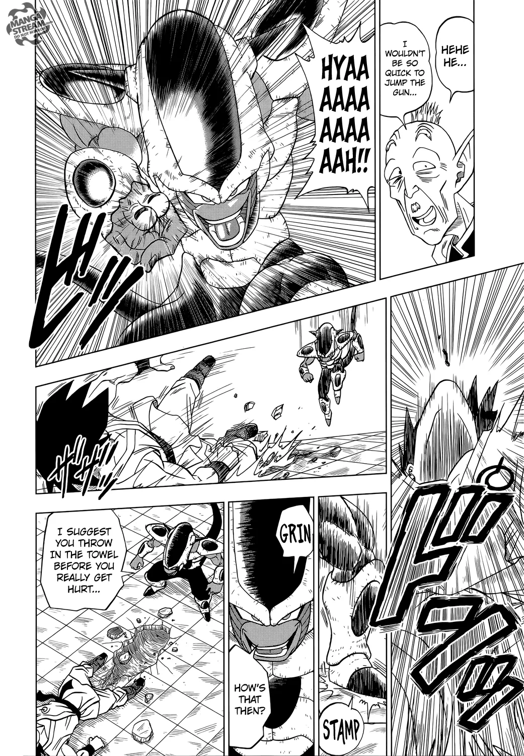 Dragon Ball Super Manga Chapter 9 page 28 - Goku vs. Botamo