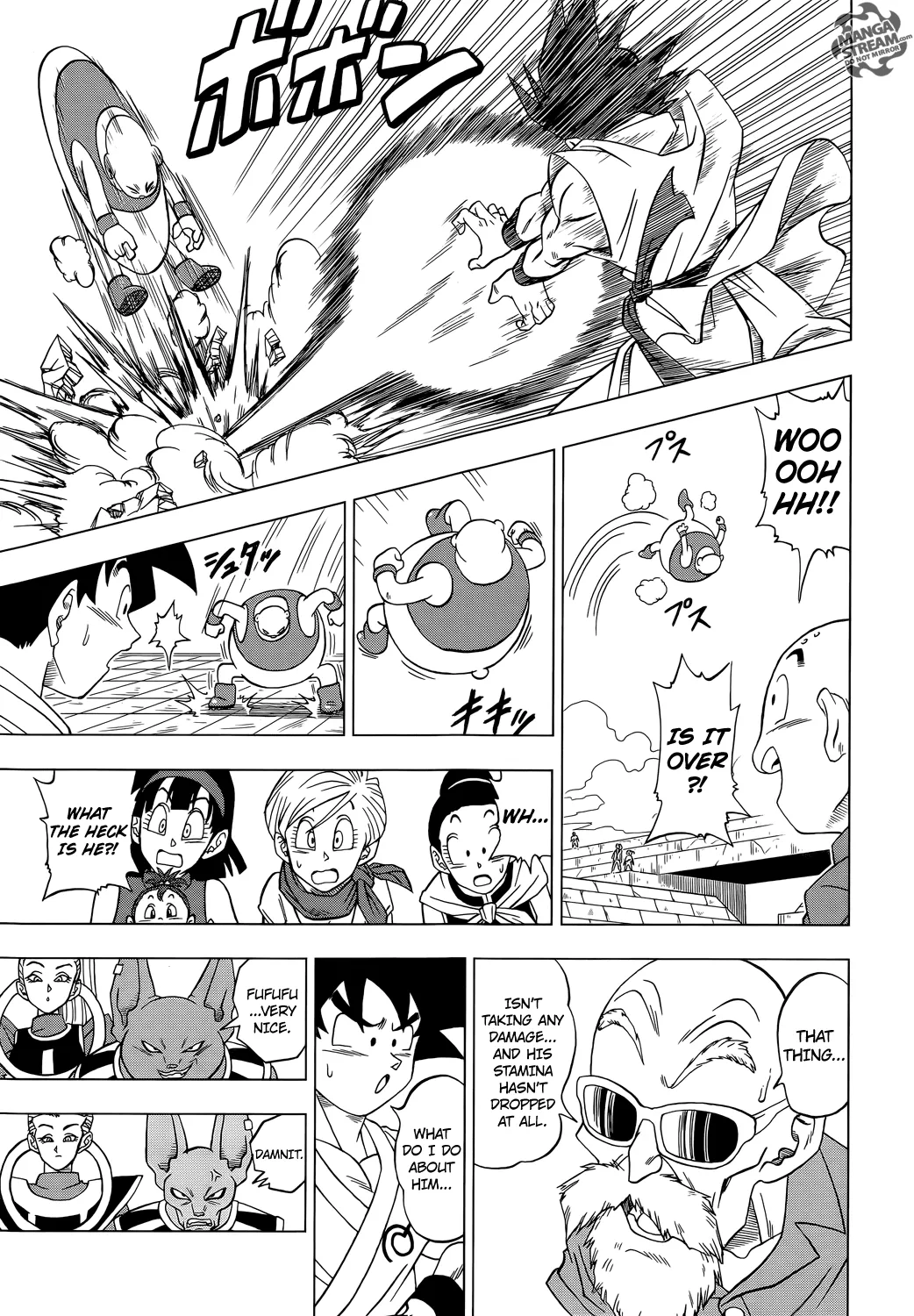 Dragon Ball Super Manga Chapter 9 page 5 - Goku vs. Botamo