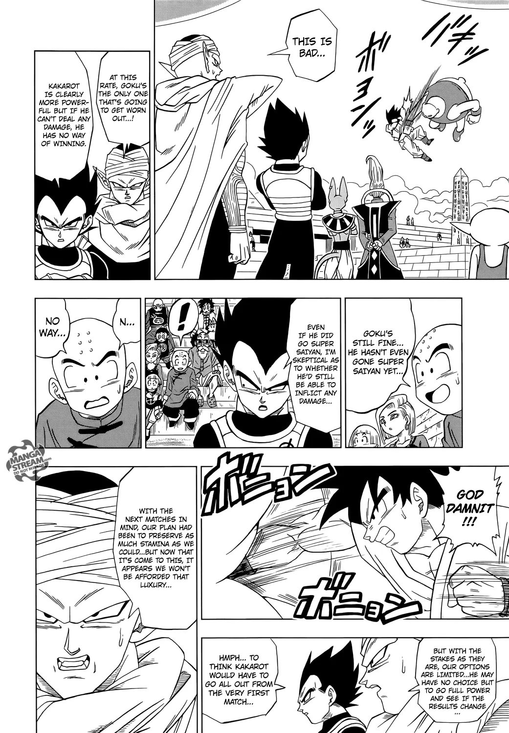 Dragon Ball Super Manga Chapter 9 page 6 - Goku vs. Botamo