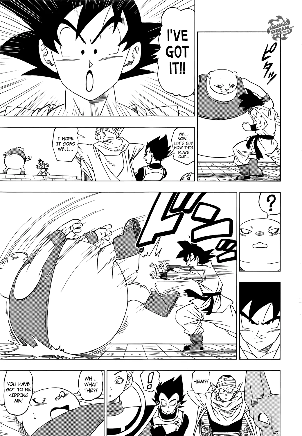 Dragon Ball Super Manga Chapter 9 page 7 - Goku vs. Botamo