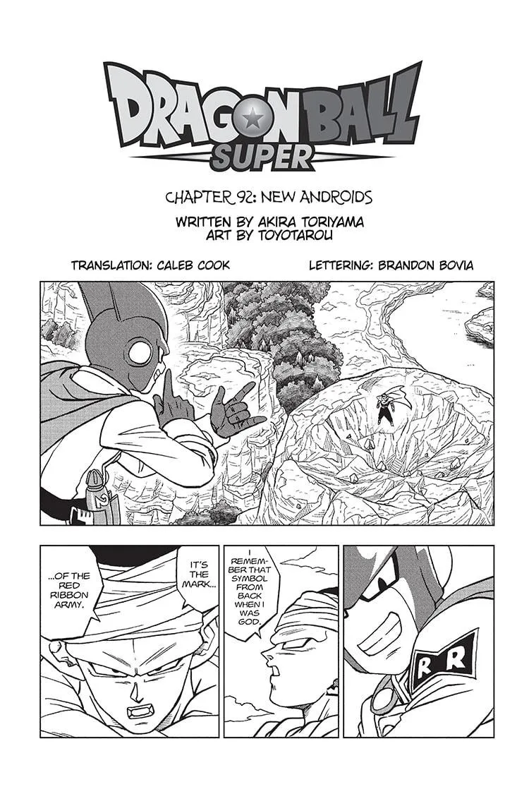 Dragon Ball Super Manga Chapter 92 page 1 - New Androids