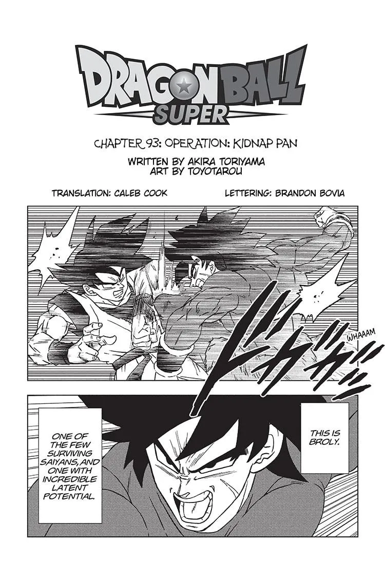 Dragon Ball Super Manga Chapter 93 page 1 - Operation: Kidnap Pan