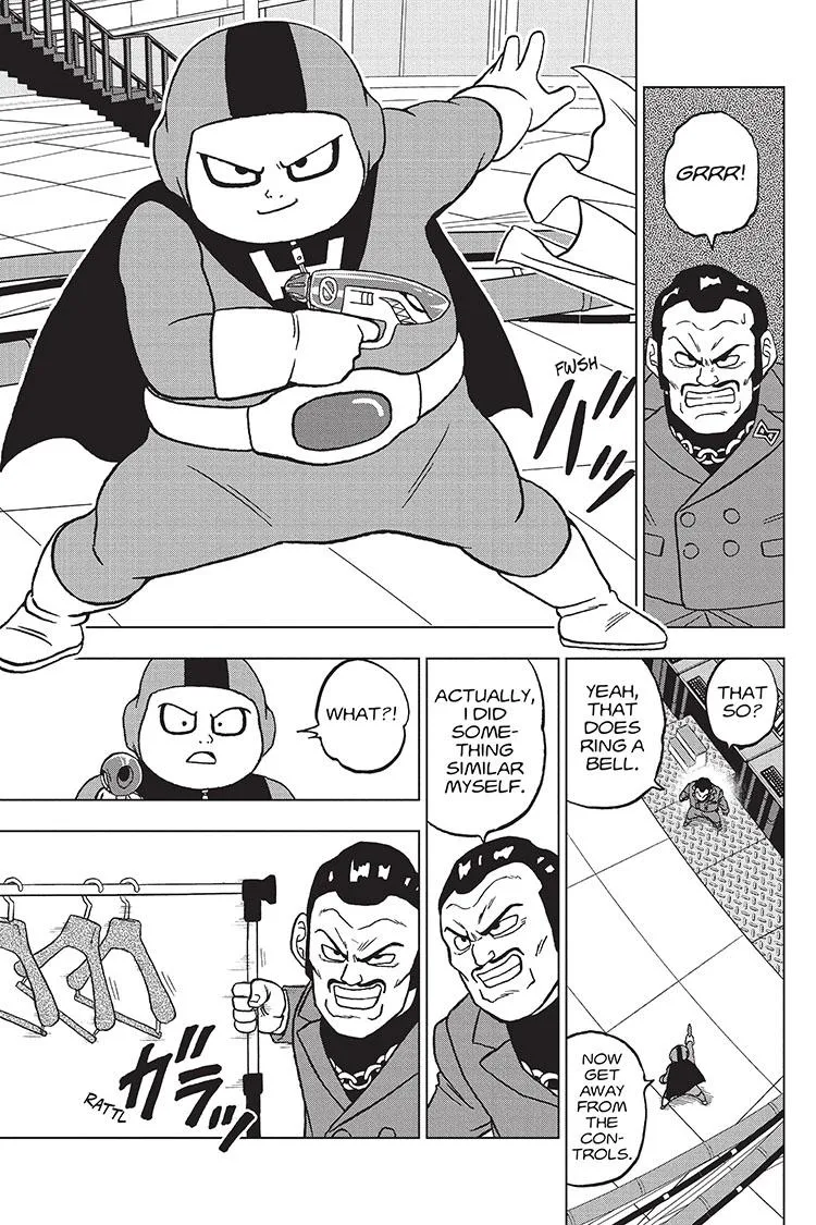 Dragon Ball Super Manga Chapter 96 page 21 - Saiyamen, On the Scene!