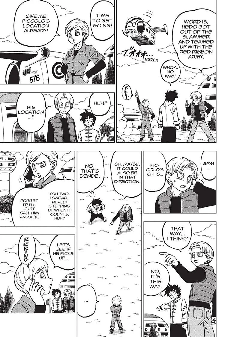 Dragon Ball Super Manga Chapter 96 page 3 - Saiyamen, On the Scene!