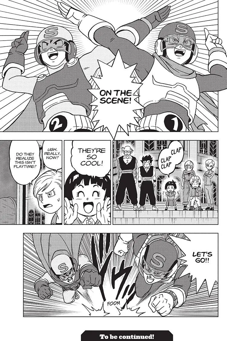Dragon Ball Super Manga Chapter 96 page 44 - Saiyamen, On the Scene!
