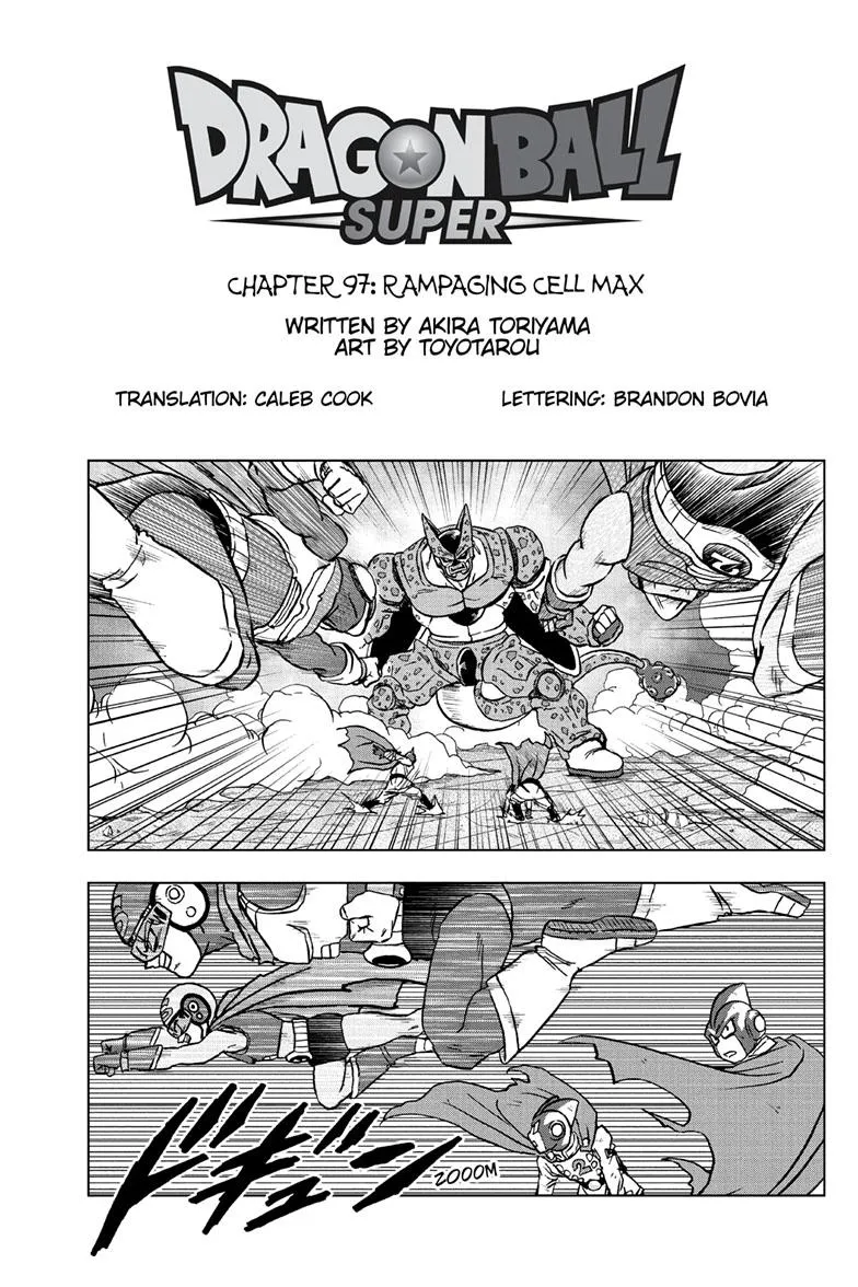 Dragon Ball Super Manga Chapter 97 page 1 - Rampaging Cell Max