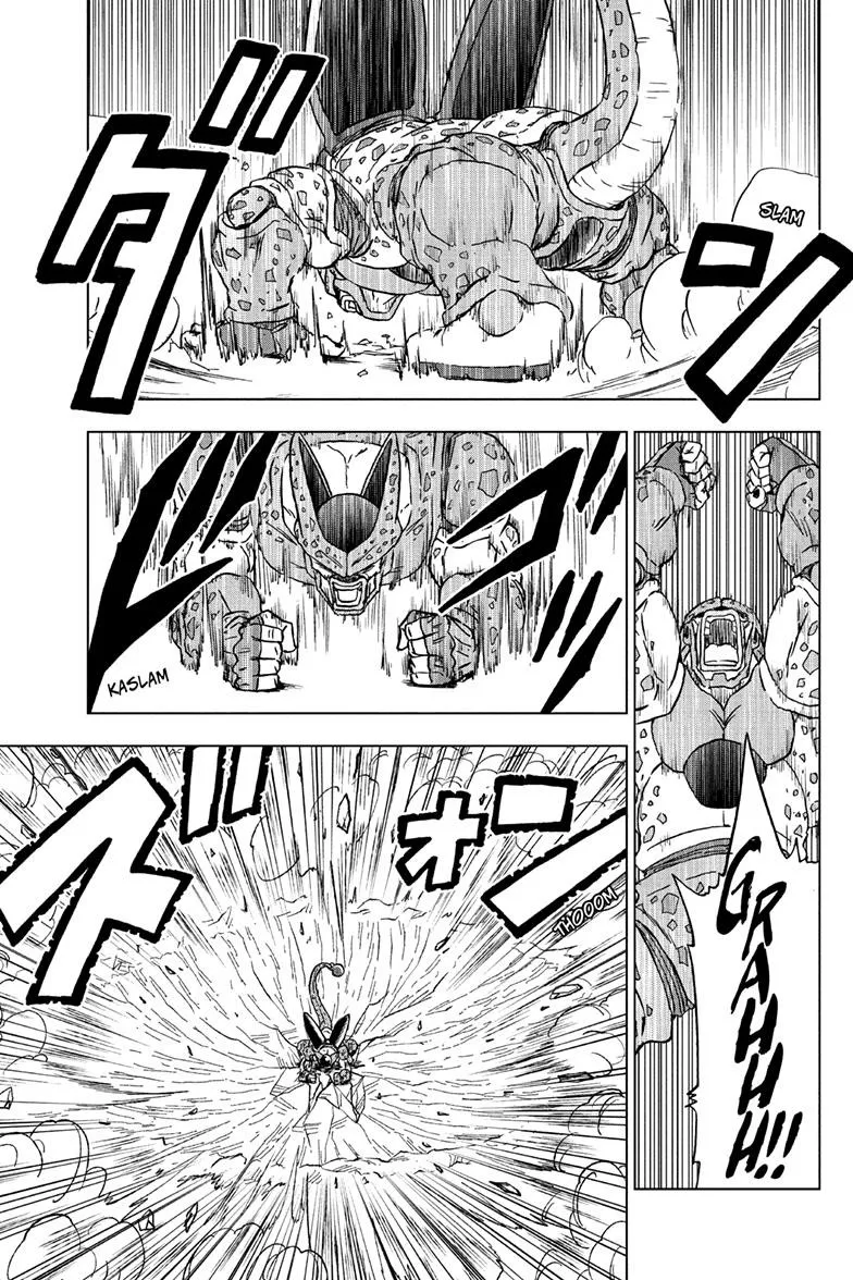 Dragon Ball Super Manga Chapter 97 page 28 - Rampaging Cell Max