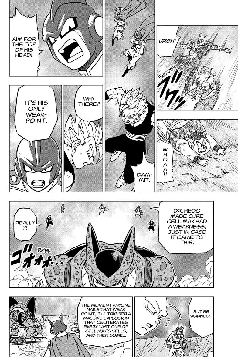 Dragon Ball Super Manga Chapter 97 page 29 - Rampaging Cell Max