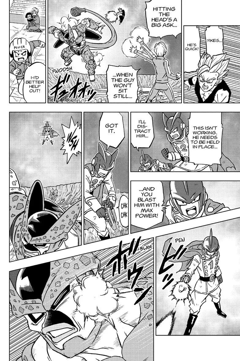Dragon Ball Super Manga Chapter 97 page 32 - Rampaging Cell Max