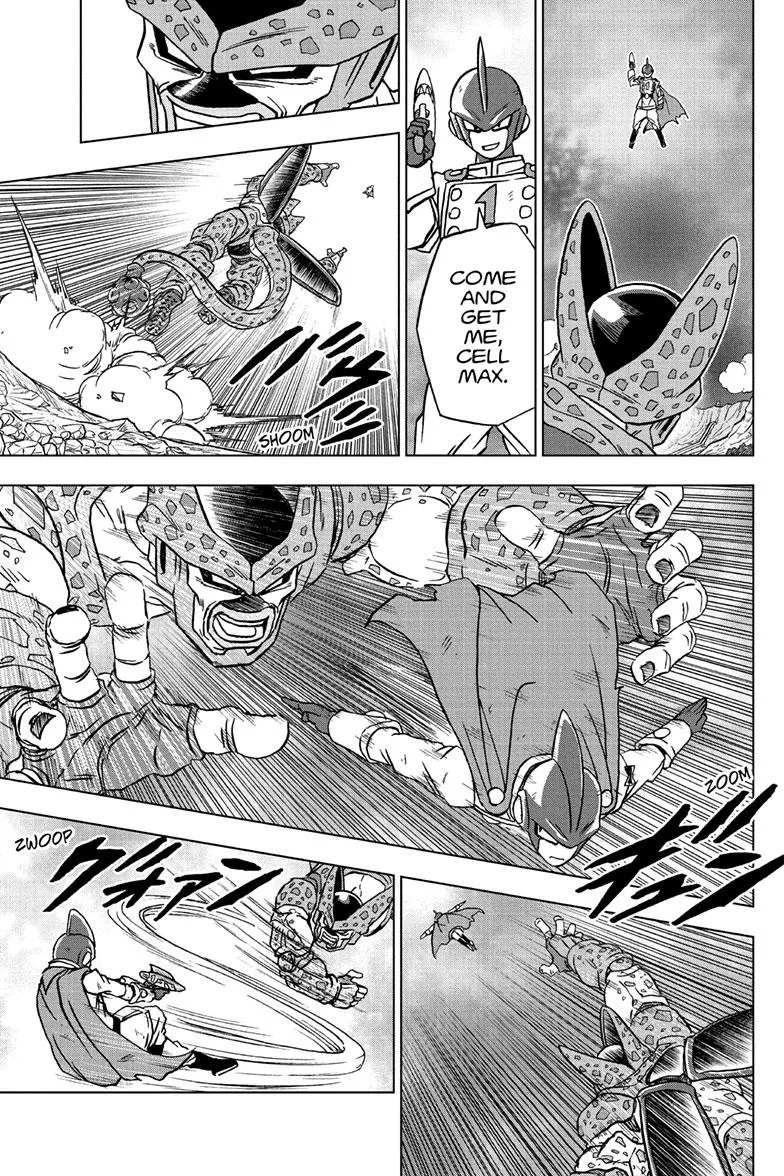 Dragon Ball Super Manga Chapter 97 page 33 - Rampaging Cell Max