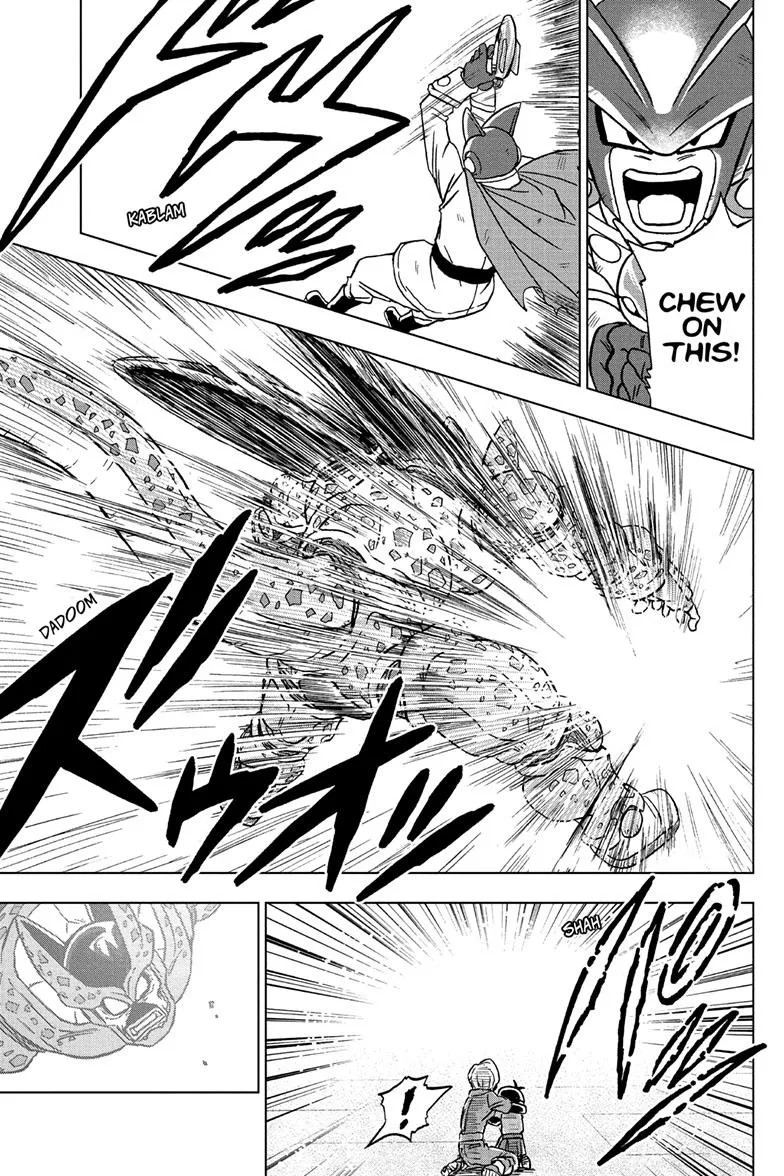 Dragon Ball Super Manga Chapter 97 page 35 - Rampaging Cell Max