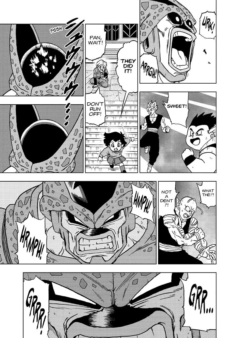 Dragon Ball Super Manga Chapter 97 page 37 - Rampaging Cell Max