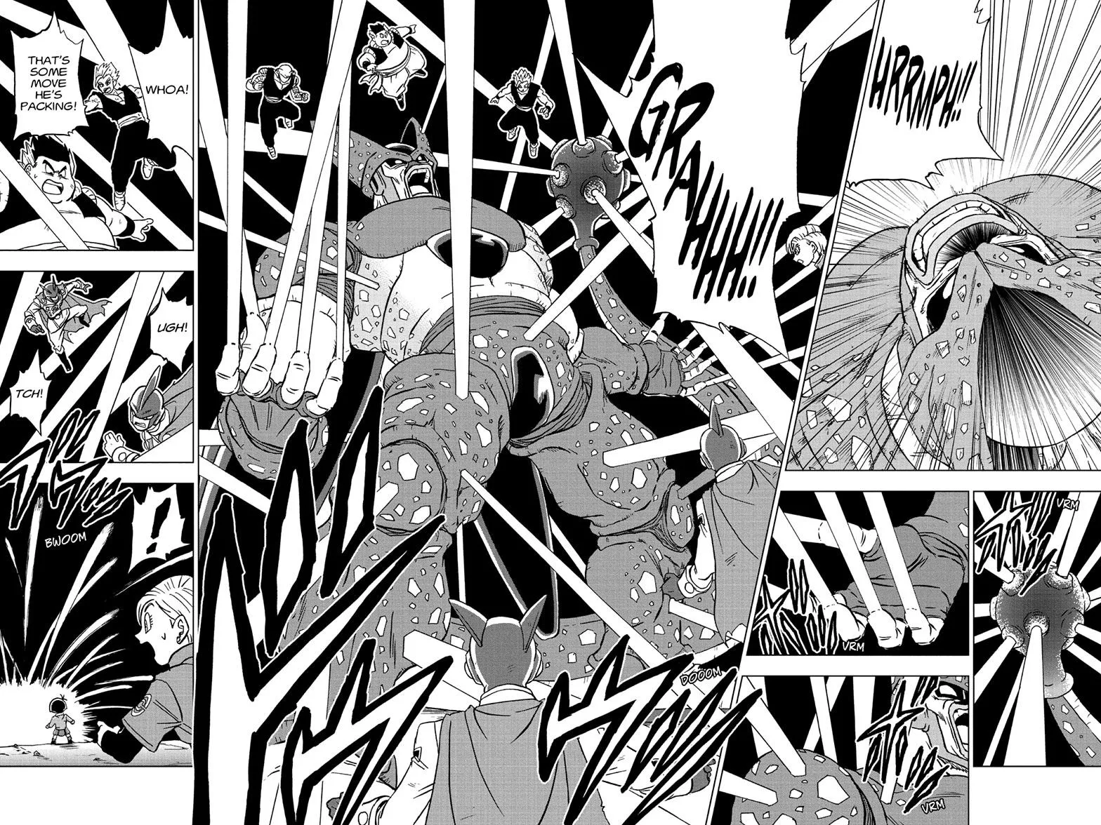 Dragon Ball Super Manga Chapter 97 page 38 - Rampaging Cell Max