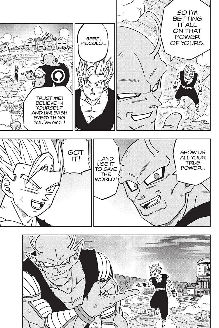 Dragon Ball Super Manga Chapter 98 page 27 - Gamma 2's Resolve