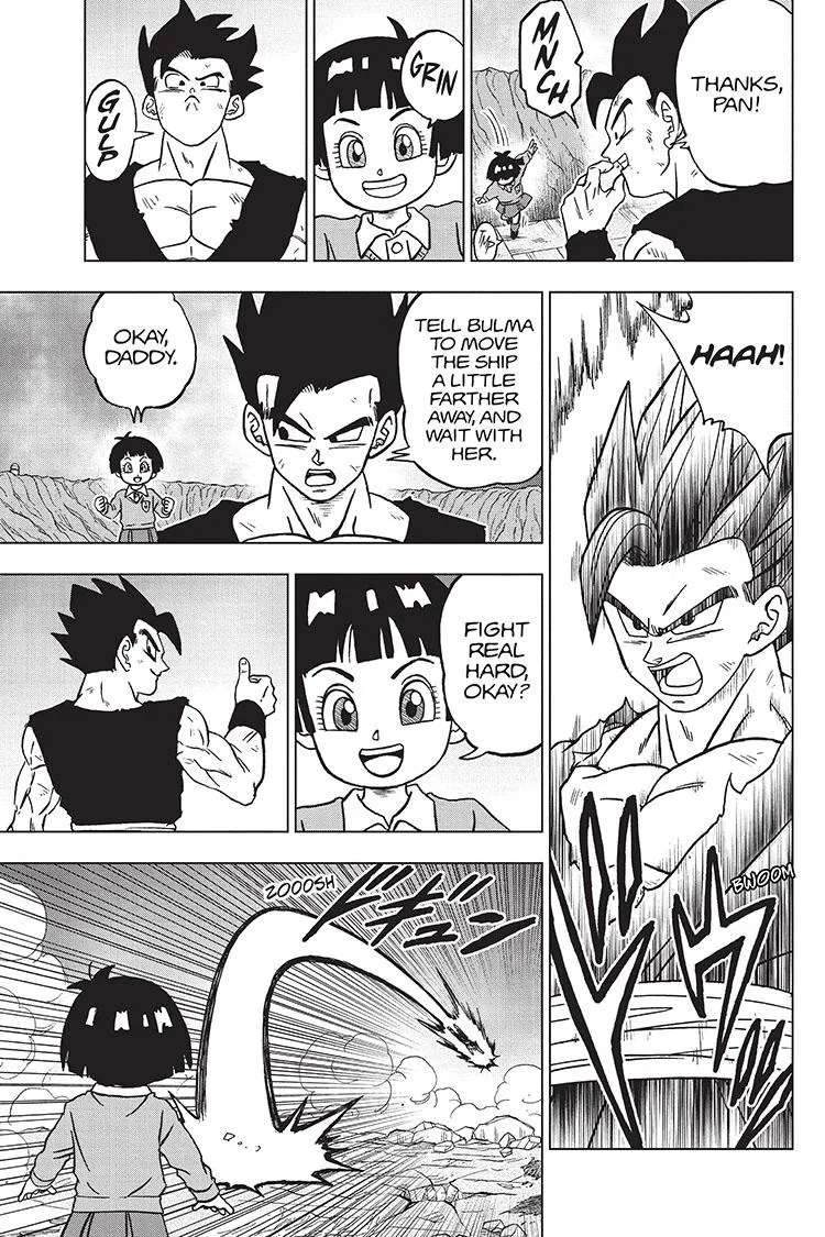 Dragon Ball Super Manga Chapter 98 page 35 - Gamma 2's Resolve